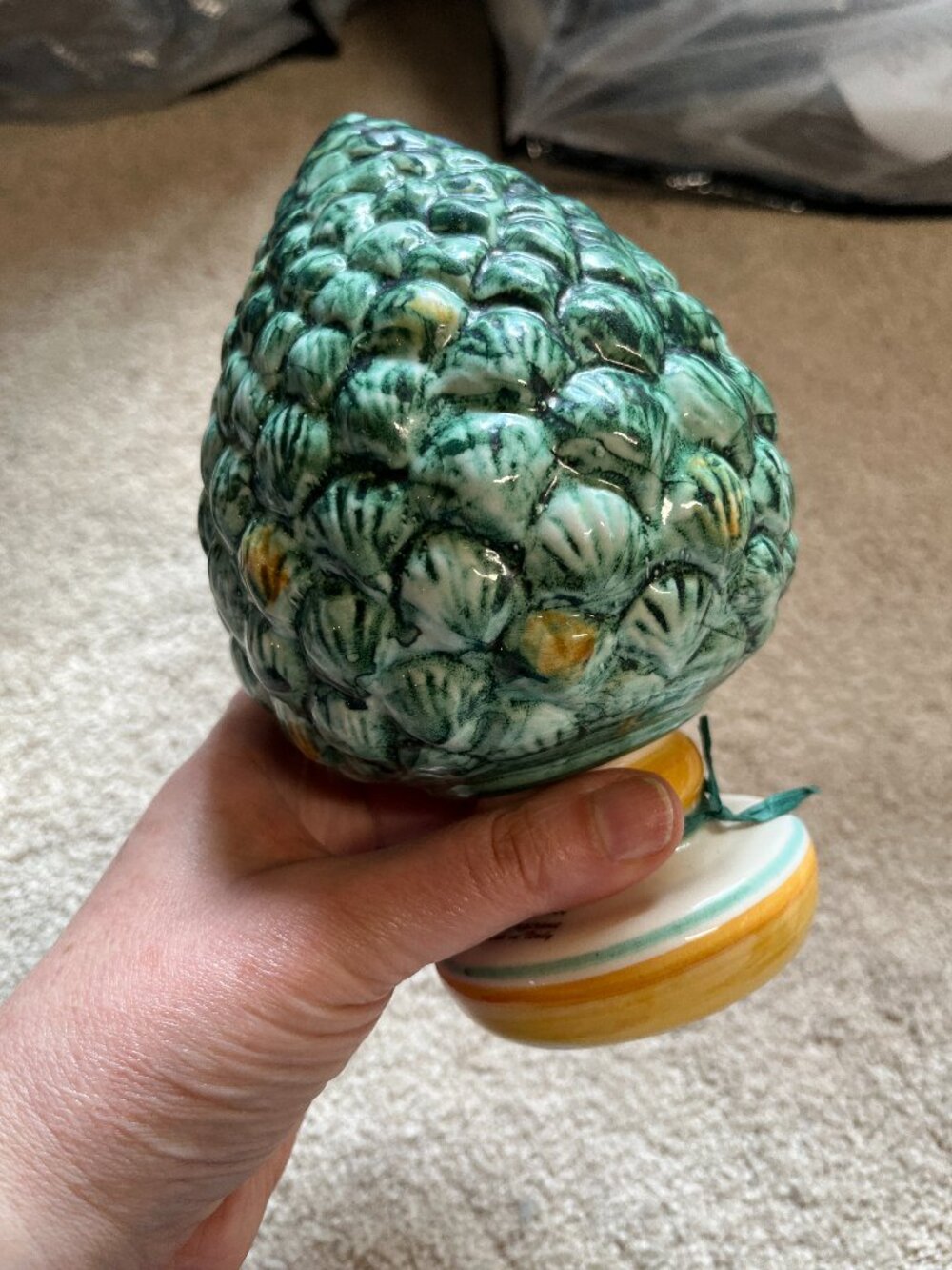 Branciforti Pigna Ceramic Pine Cone Italy